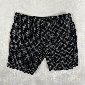 Engineered Garments Shorts Womens 1 Black Polka Dot Chino Casual Summer